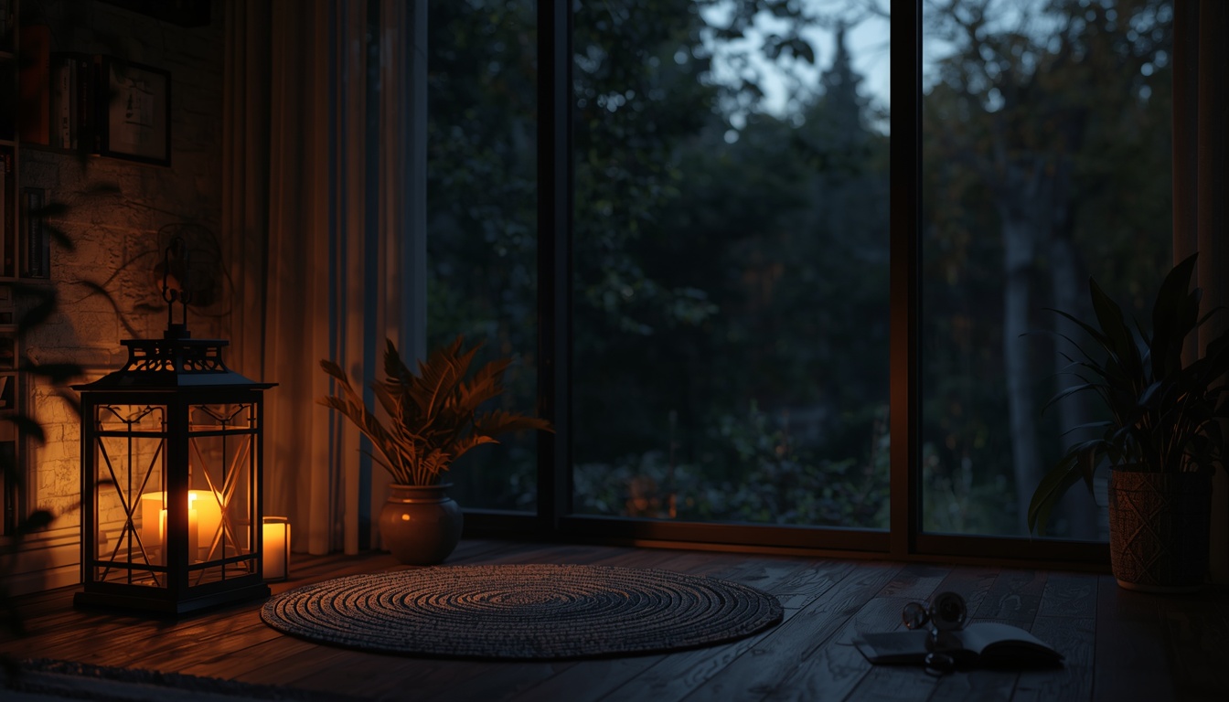 Antiflushing evening wind-down routine in a peaceful setting
